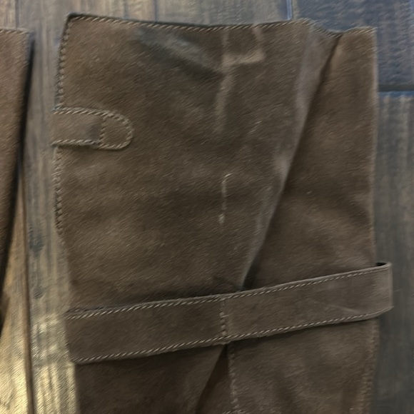 Colin Stuart Brown Suede Knee High Boots Size 6 1/2 - Picture 12 of 12